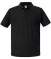 570M Russell Athletic Authentic Eco Piqué Polo Shirt Black colour image